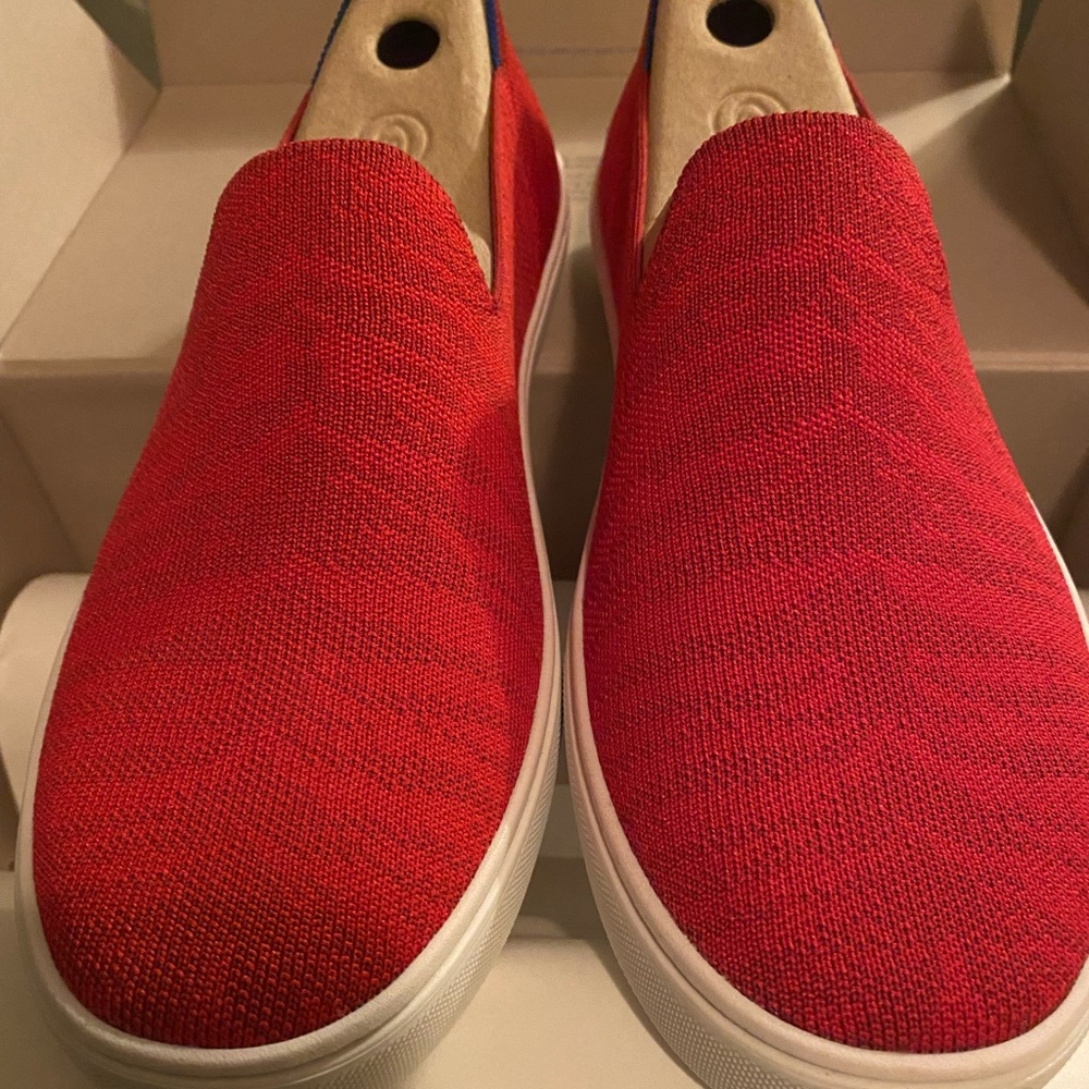 Rothy’s Red Tiger sneakers